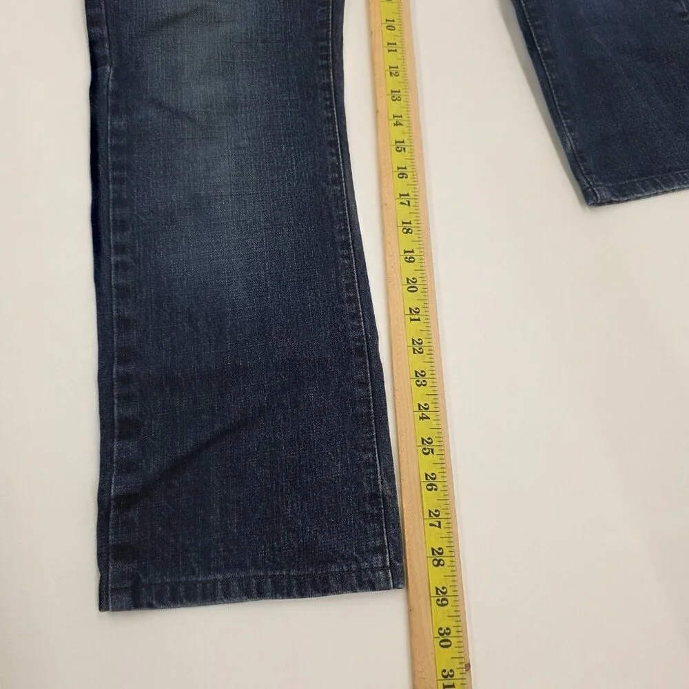 Calvin Klein Jeans Mens 30x32 (Actual 30/29) Straight‎ Leg Med Wash Denim Cotton